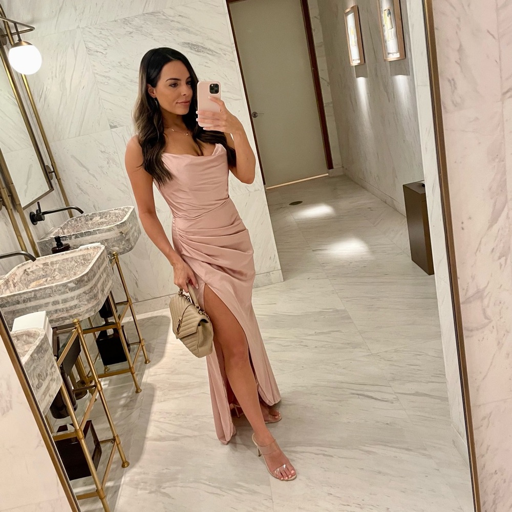 Blush pink dress
